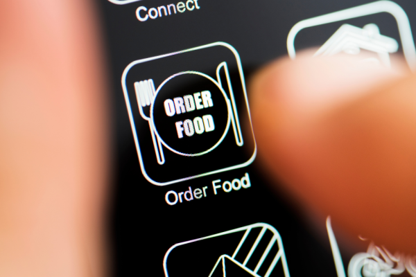 How does online food ordering work?